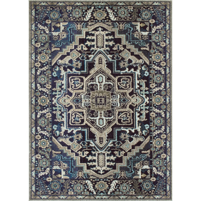Persian Weavers Expressions 1036 Storm Blue rug 8x10 NEW PW-EX1036SB810