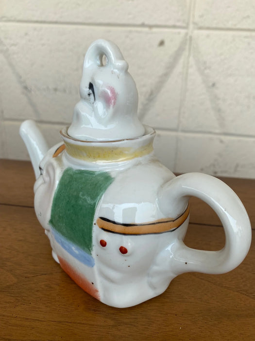 Medium glass elephant teapot 25855