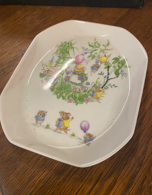 Cute platter with mouse design 25915