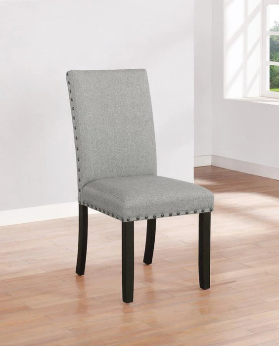 Parson dining chairs grey/gray antique noir NEW CO-193122