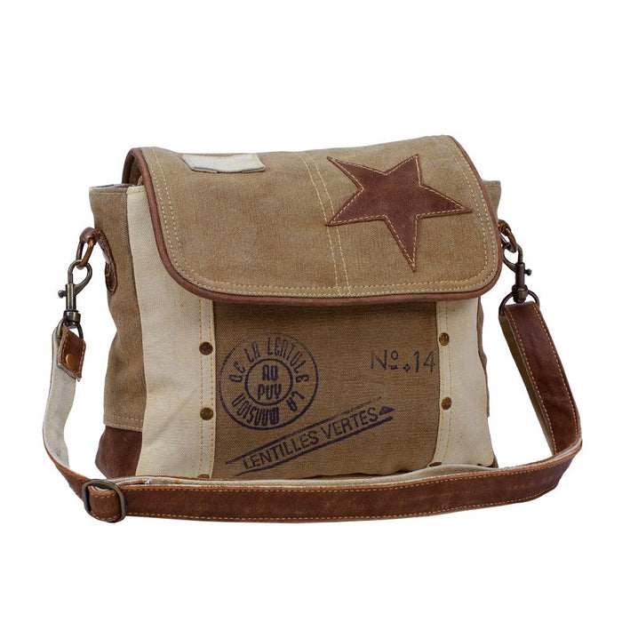 Myra Bag Leather Star shoulder bag NEW MY-S-0896