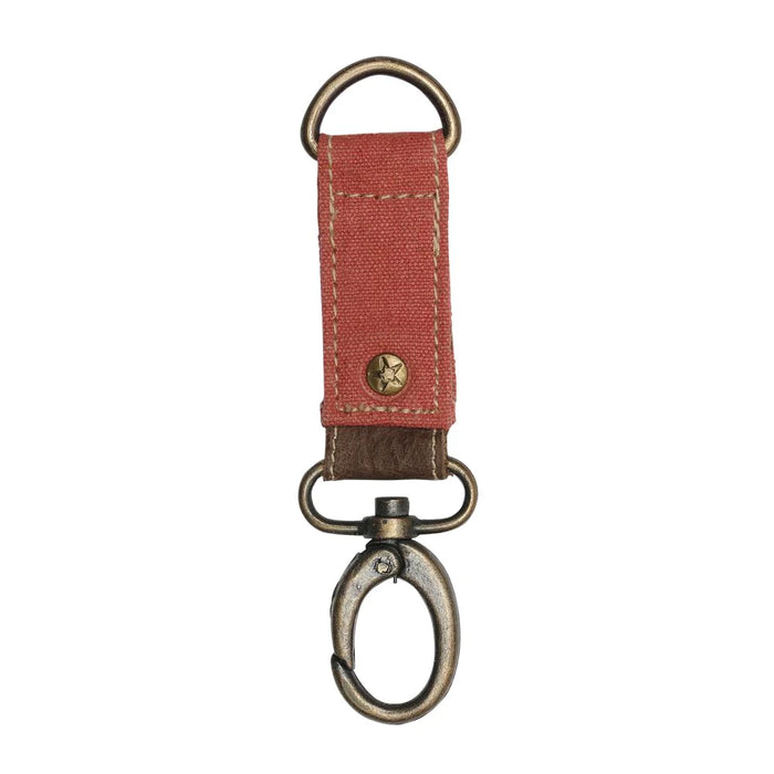 Myra Bag Salmon red key fob keychain NEW MY-S-0927