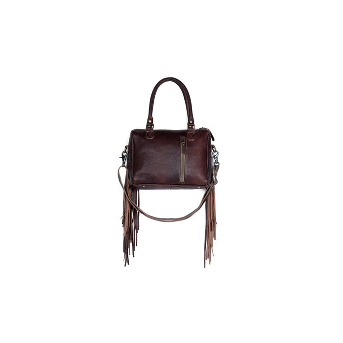 Brown Freckles Cowhide & Leather Concealed Carry Shoulder Crossbody Purse Hand Crafted Myra Bag NEW MY-S-3348