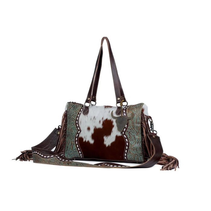 Myra Bag Dangle wangle leather & hairon bag NEW MY-S-3344