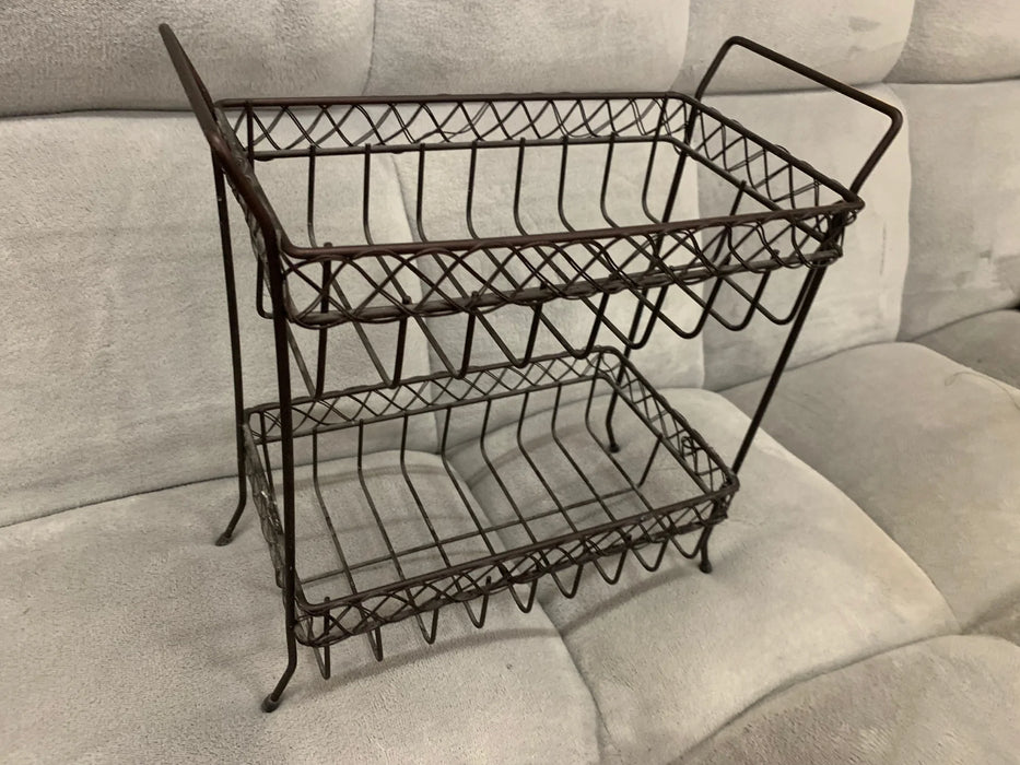 Small metal basket rack 26367