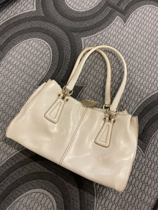 Liz Claiborne white handbag purse 26418