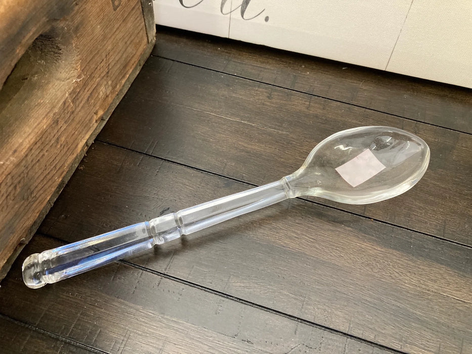 Large glass serving spoon 27112