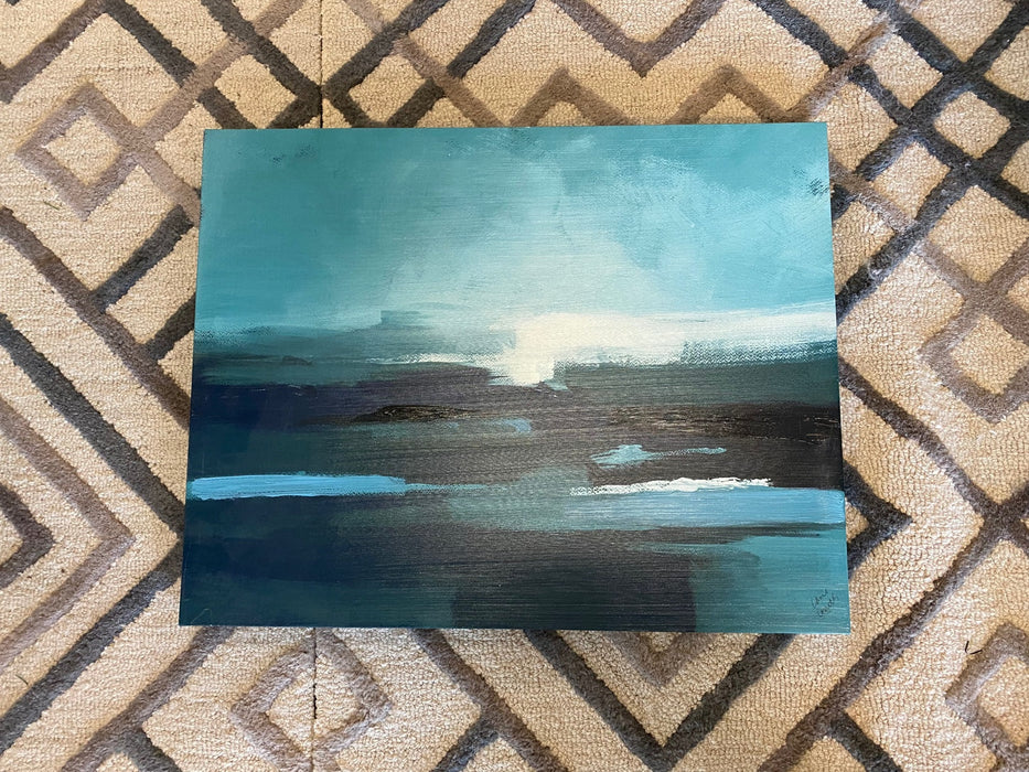 Blue landscape painting 26829