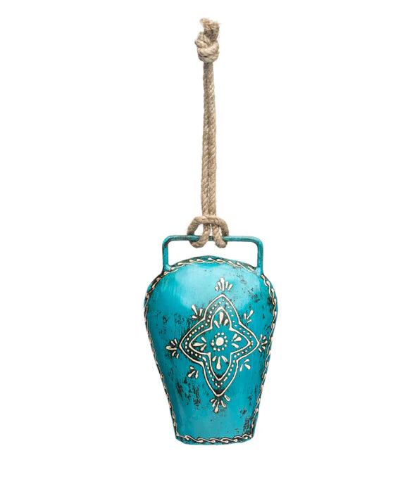 Henna Treasure Bell - Large Teal NEW MB-MJB 20411