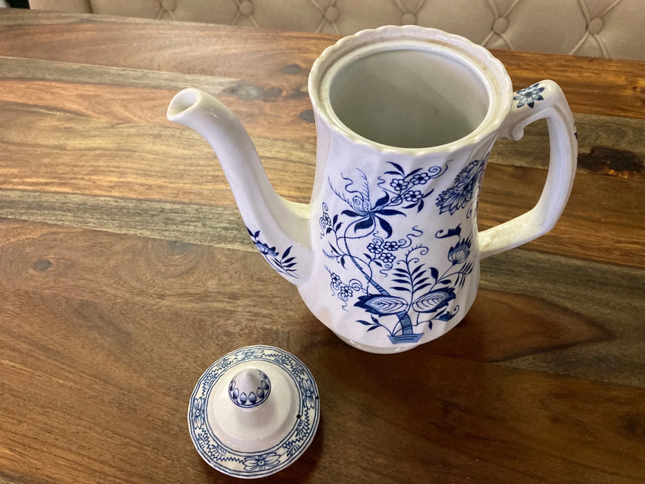 Blue Fjord Ironstone Wood & Son's, England teapot 27554