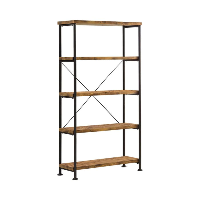 Analiese antique nutmeg bookcase NEW CO-801542