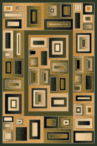 Persian Weavers Gallery 20 sage green rug 5x7 PW-GL2GR5x7