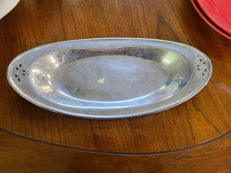 Silver plated oval plater 28365