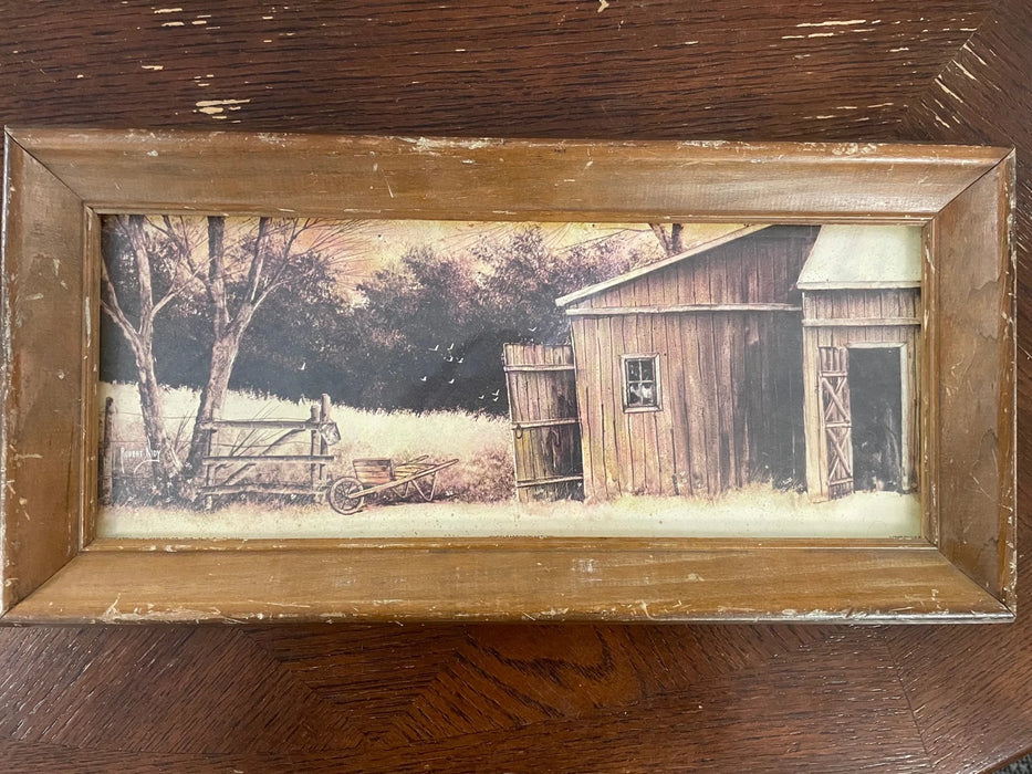 Rustic barn photo in frame 28372