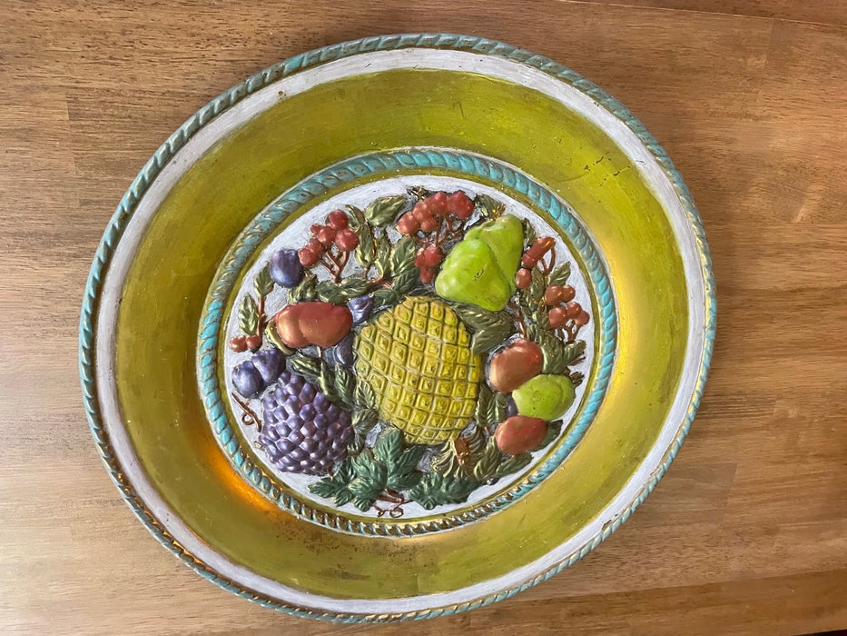 Handpainted fruit platter 28382