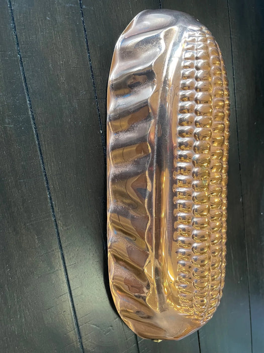Copper corn dish 28402