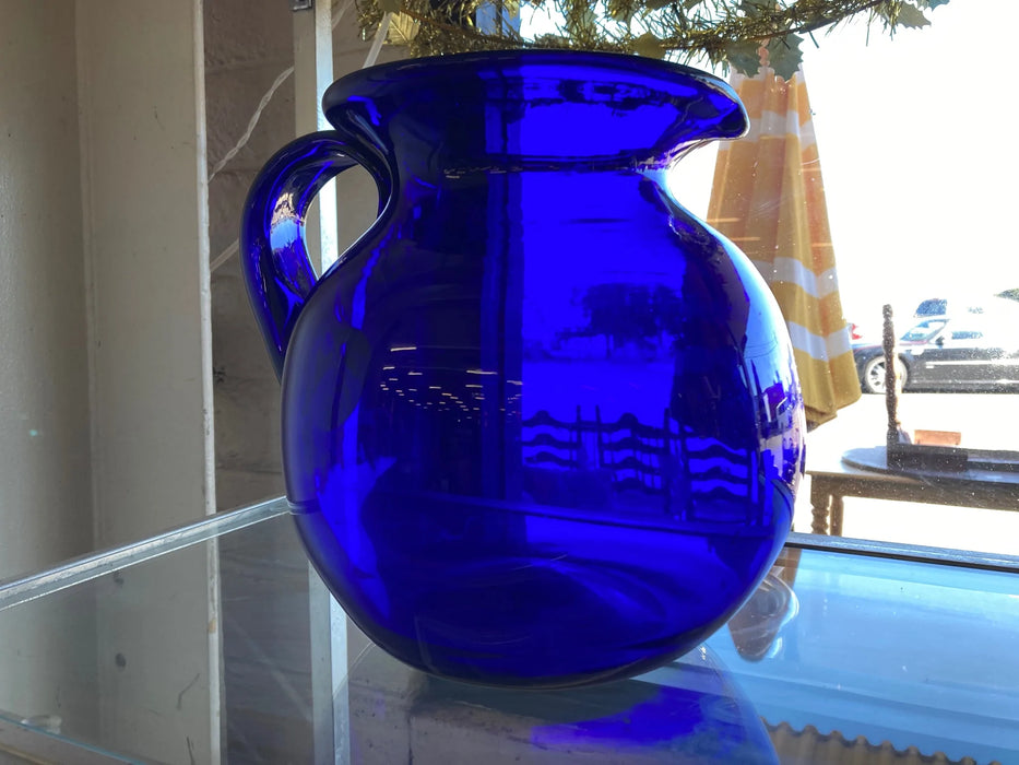 Cobalt blue pitcher 28542