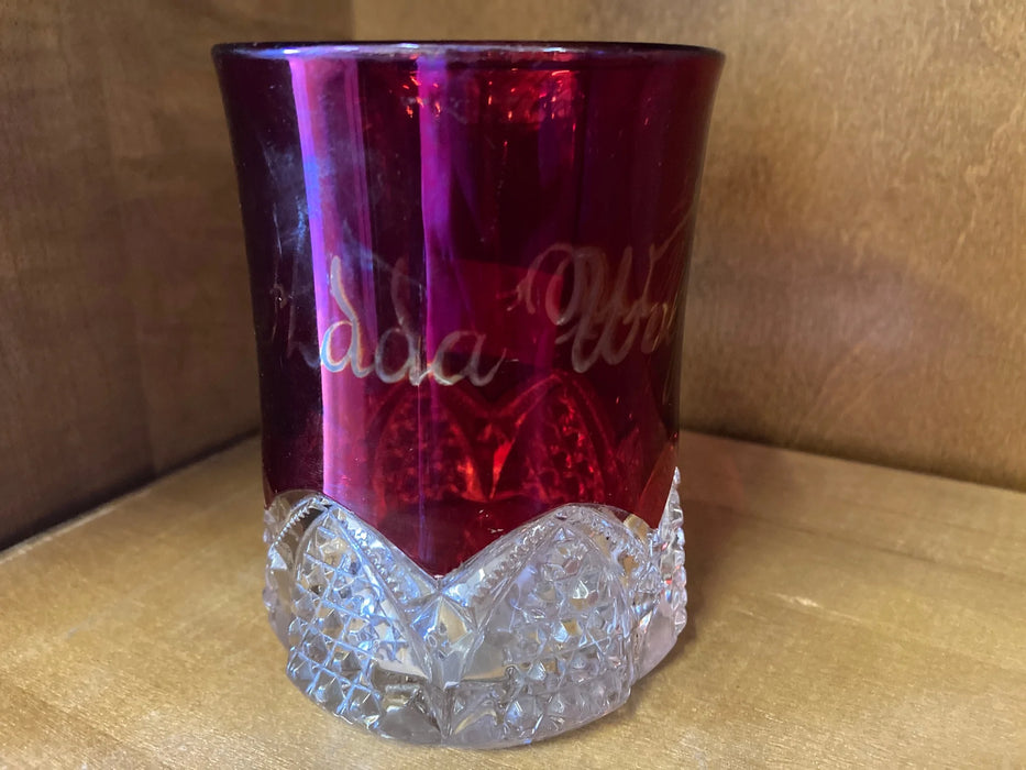 1903 Red Ruby flash glass Adda Wolfe 28591