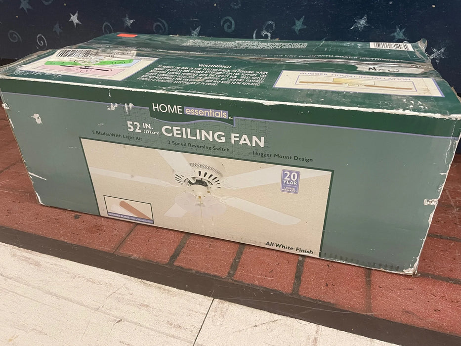 Ceiling fan 52" in original box 28472