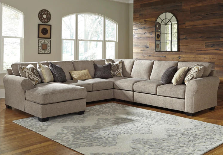 Pantomine 4-Piece Sectional with Chaise  NEW AY-39122S2 (3912216,3912234,3912256,3912277)