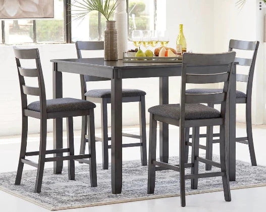 Bridson Counter Height Dining Table and Bar Stools (Set of 5) NEW AY-D383-223