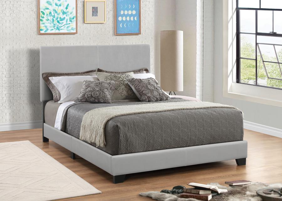 Dorian upholstered bed grey/gray NEW CO-300763Q