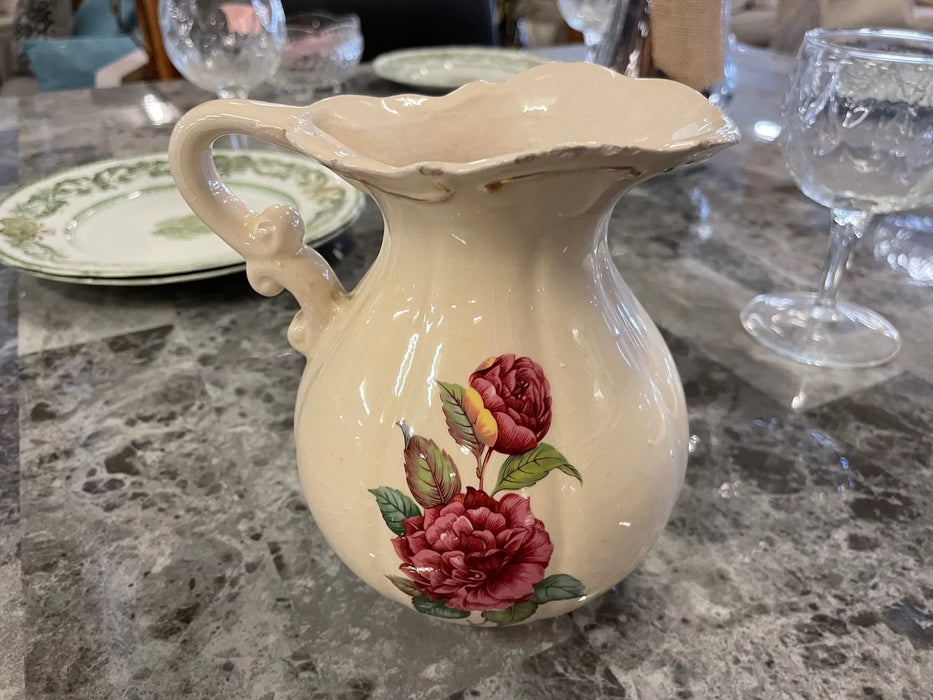 Vintage floral pitcher 29125