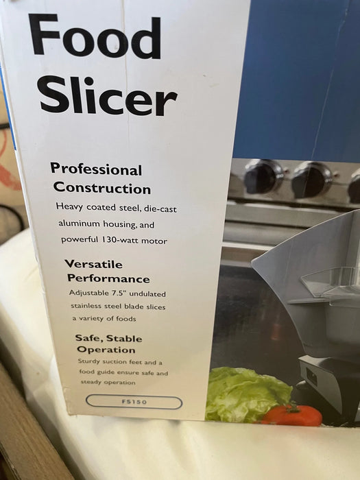 Waring Pro food slicer in original box 29059