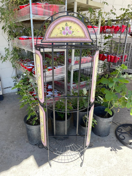 Metal floral garden stand/trellis 29139