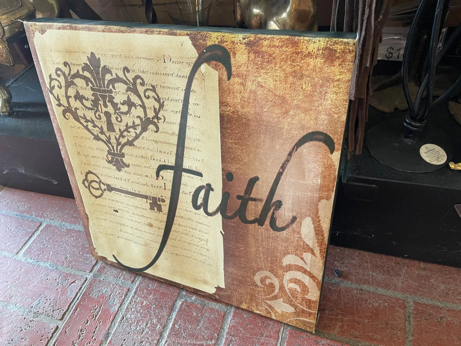 Faith decor sign 29551