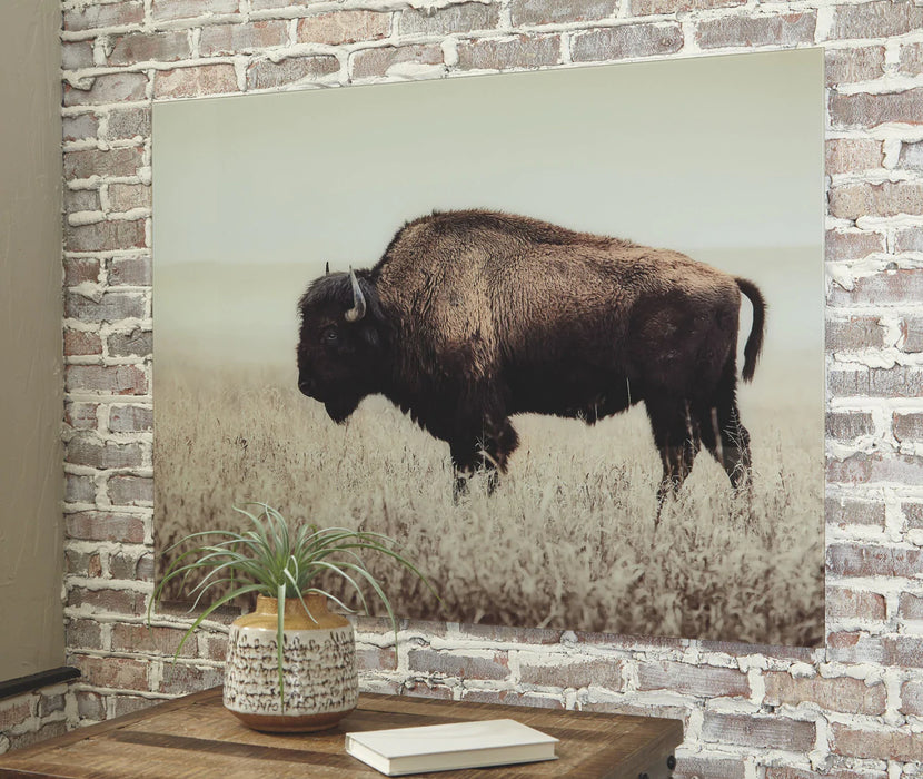 Brutus Western Bison Buffalo Wall Art NEW AY-A8000289