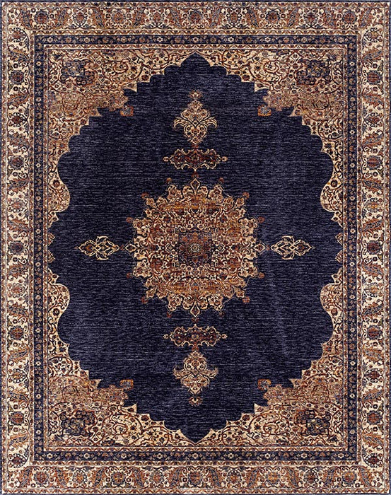 Persian Weavers Renaissance 1074 Stonewash Blue rug 5x7 NEW PW-RS1074SB5x7