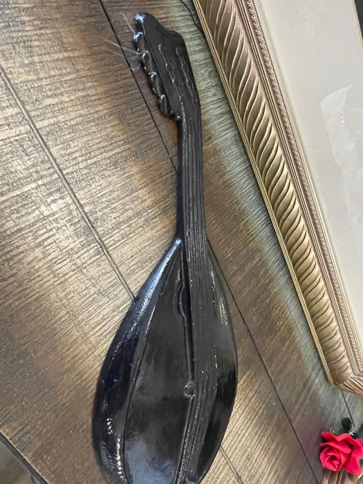 Vintage aluminum mandolin decor 29669