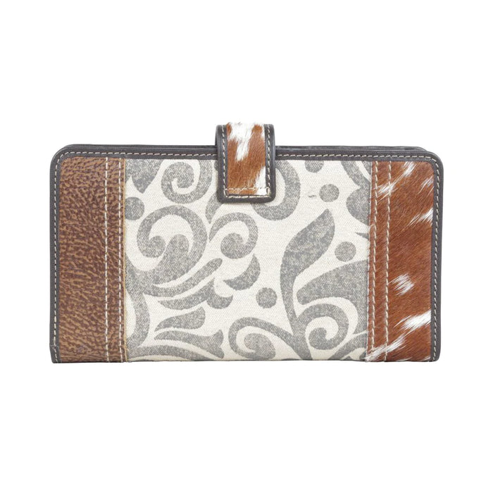 Genuine Leather, Cowhide & Canvas Wallet Hand Crafted Sapphire Magic Myra Bag NEW MY-S-5807