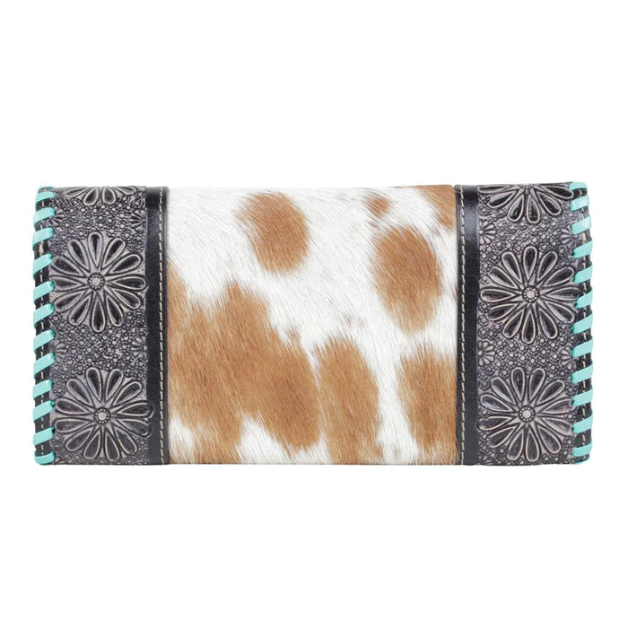 Rhapsody Cowhide & Leather Wallet Hand Crafted Myra Bag NEW MY-S-5391