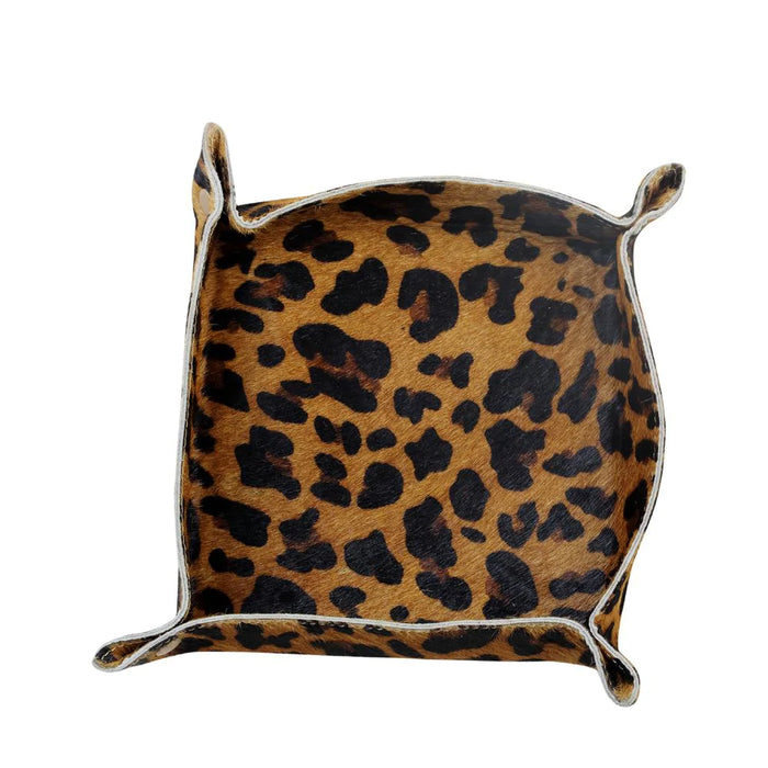 Just Imagine Hairon & Leather Leopard Print Tray Hand Crafted Myra Bag NEW MY-S-2906