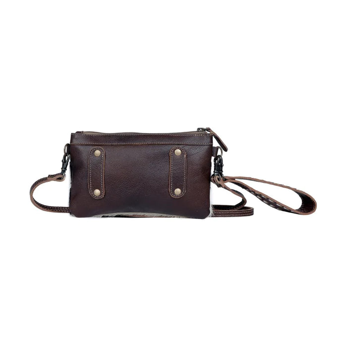 Specked Cowhide & Leather Belt Shoulder Crossbody Hand Crafted Myra Bag NEW MY-S-3304