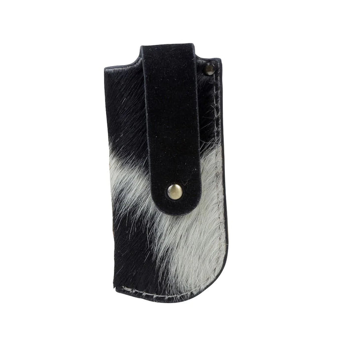 Black Tiger Cowhide & Leather Knife Sheath Cover Hand Crafted NEW MY-S-4840