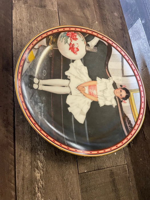 Norman Rockwell "Sitting Pretty" collector plate 29750