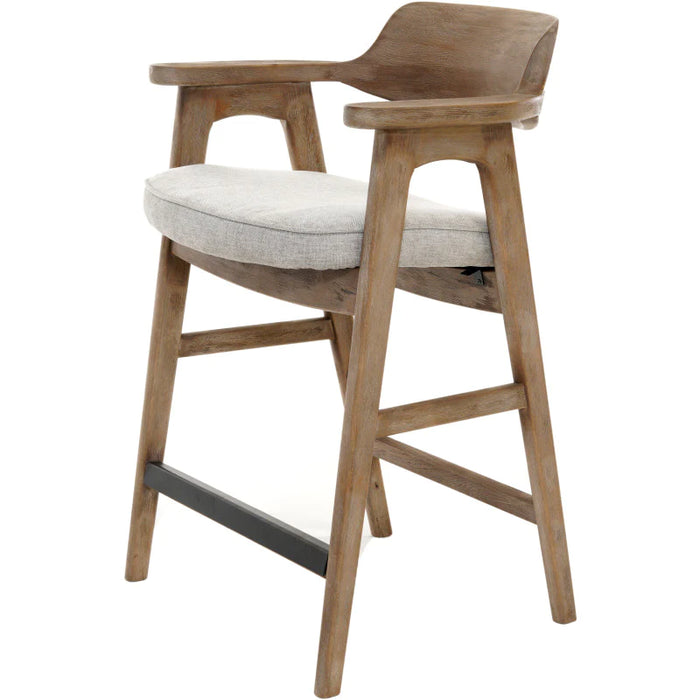 Wagner Counter Bar Stool Barstool Chair Natural REAL Reclaimed Wood NEW NE-1215335-S1 (1215335,1210339)
