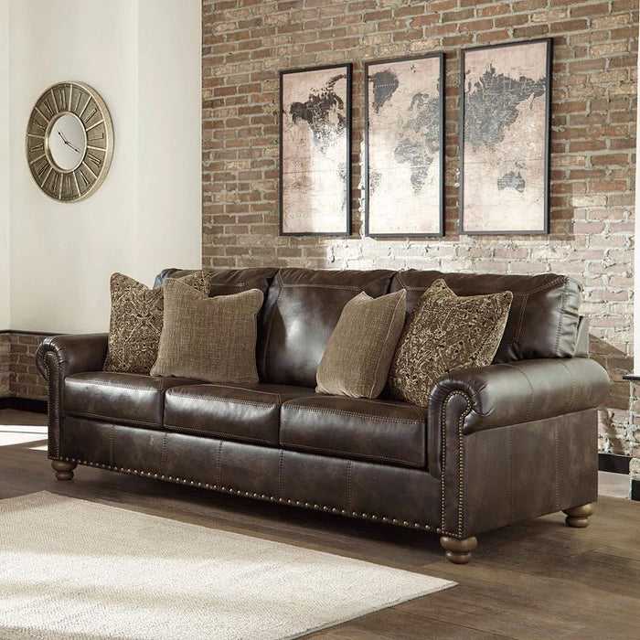 Nicorvo Queen Sofa Sleeper Couch Faux Leather NEW AY-8050539