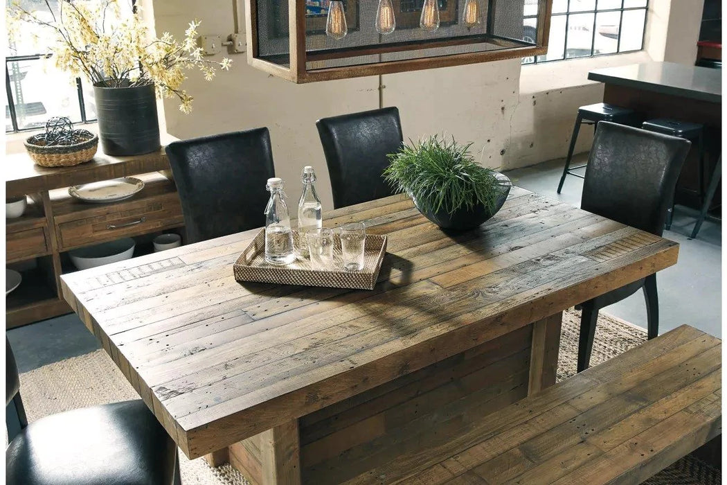 Sommerford REAL Reclaimed Wood Dining Table NEW AY-D775-25