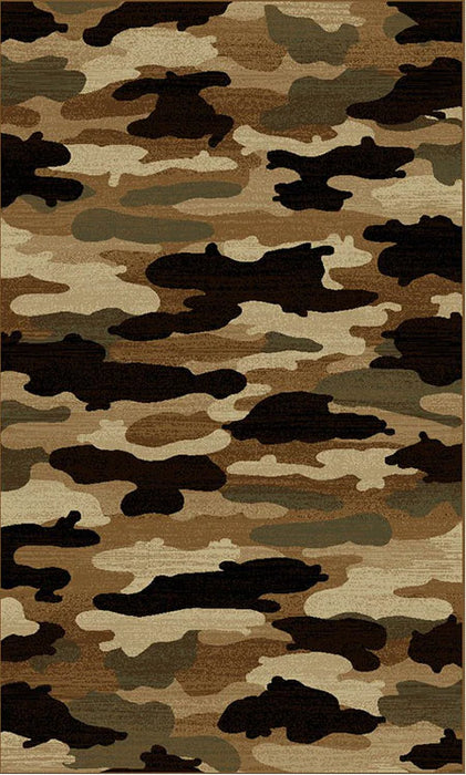 Persian Weavers Wilderness 765 camo hunting camouflage runner rug NEW 2x7 PW-WD-7652x7