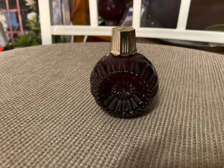 Vintage Avon charisma perfum red blass bottle 29955