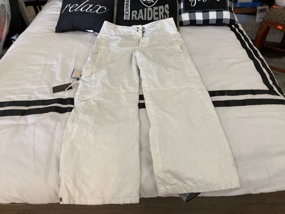 Kemper x-large white snow pants 29962
