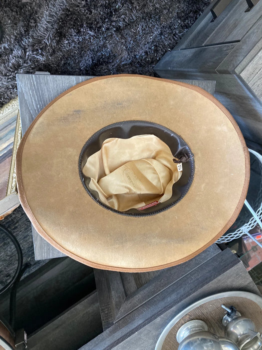 Stetson suede vintage brown size 7 1/4 cowboy hat 29920