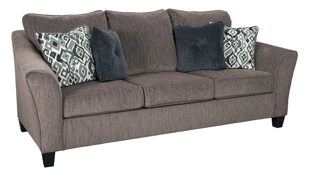 Nemoli Queen Sofa Sleeper Slate Grey/Gray Couch NEW AY-4580639