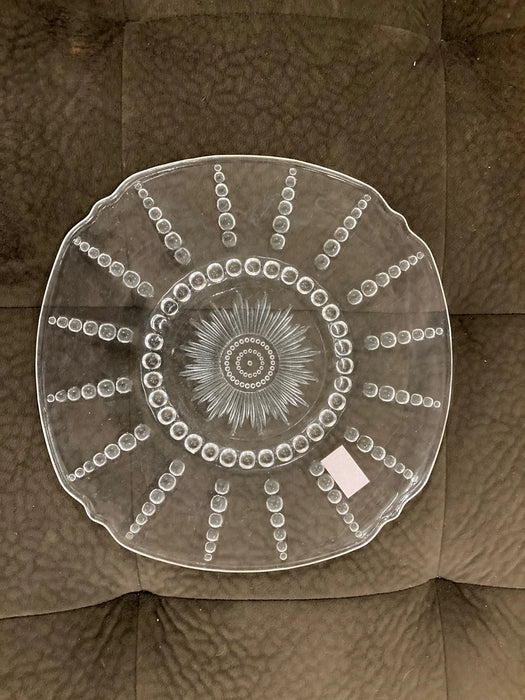 By Federal glass a square columbia platter 30089