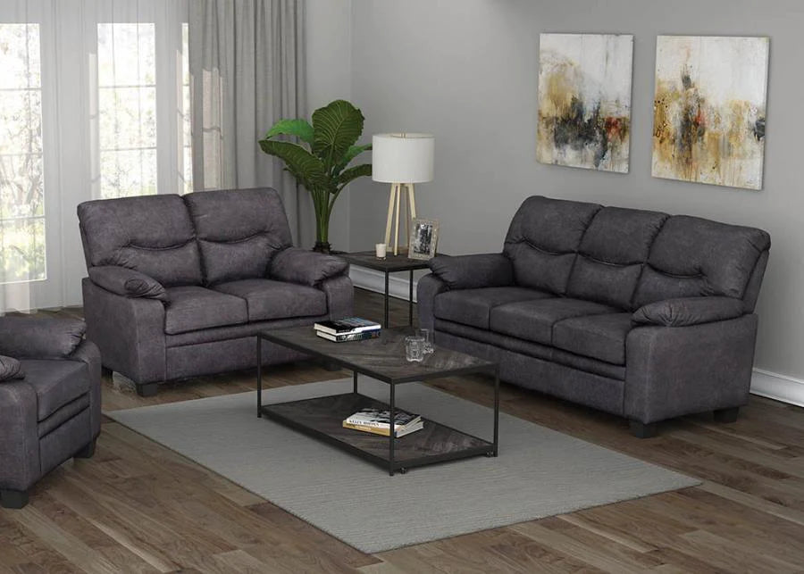 Meagan couch charcoal grey/gray NEW CO-506564