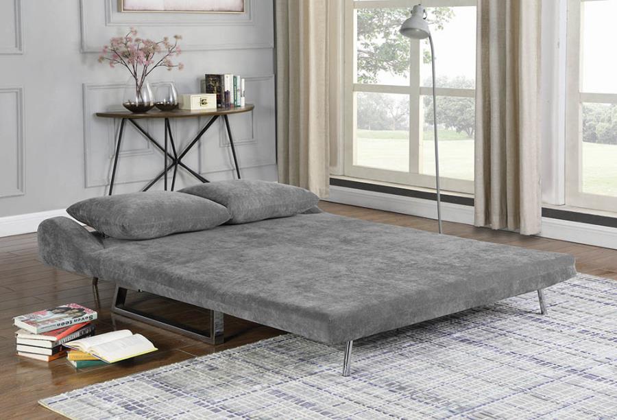 Vera upholstered sofa bed grey NEW CO-551074